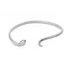New Stainless Steel Golden Snake Bracelet Women's Wide Opening Fashion Jewelry Snake Shape