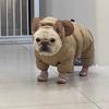 Thicken Winter Dog Jumpsuit,Warm Puppy Pajamas Outfits - Adjustable Waist Design,4 Legs Down Coat Rompers For French Bulldog Pug