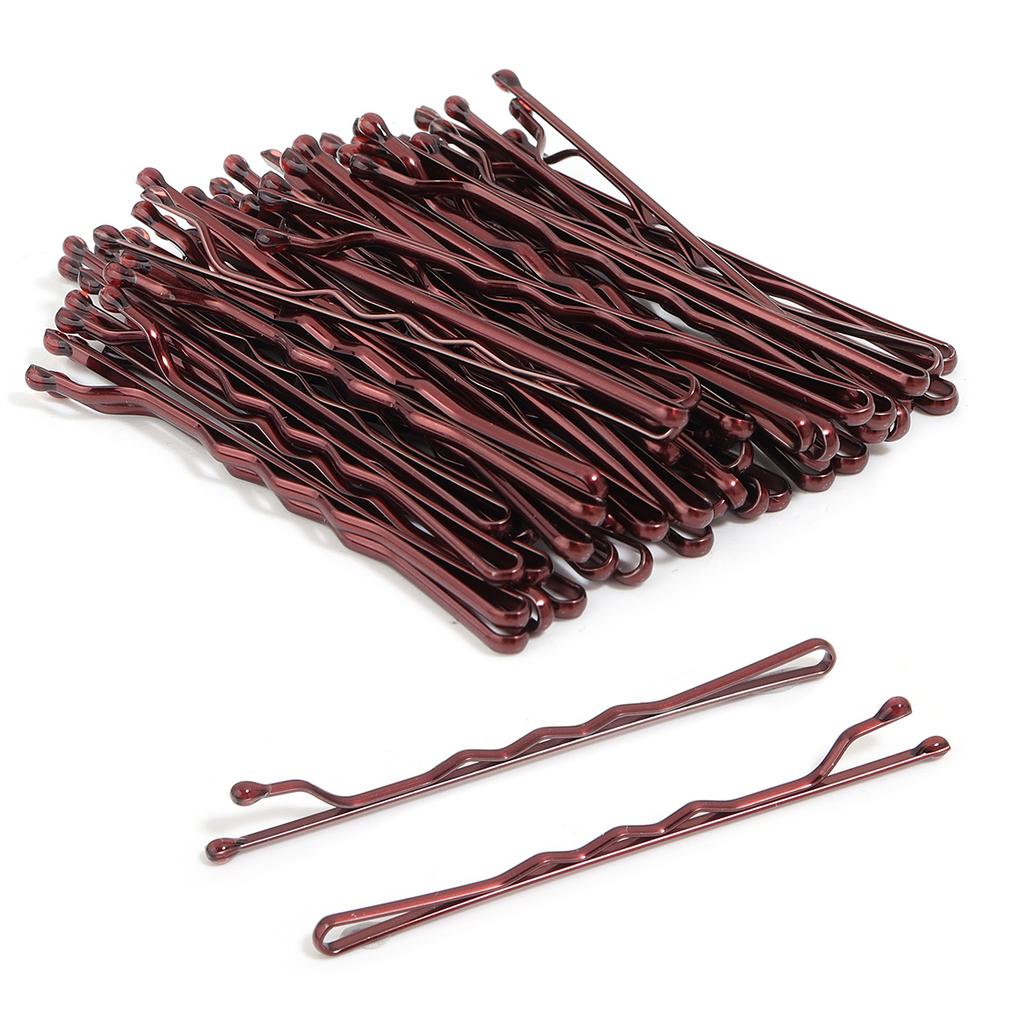 50pcs 5cm Metal Hairpins Casual Curly Wavy Grips Barrette Hair Clips For Women Girls DIY Hair Styling Tools Hair Accessories