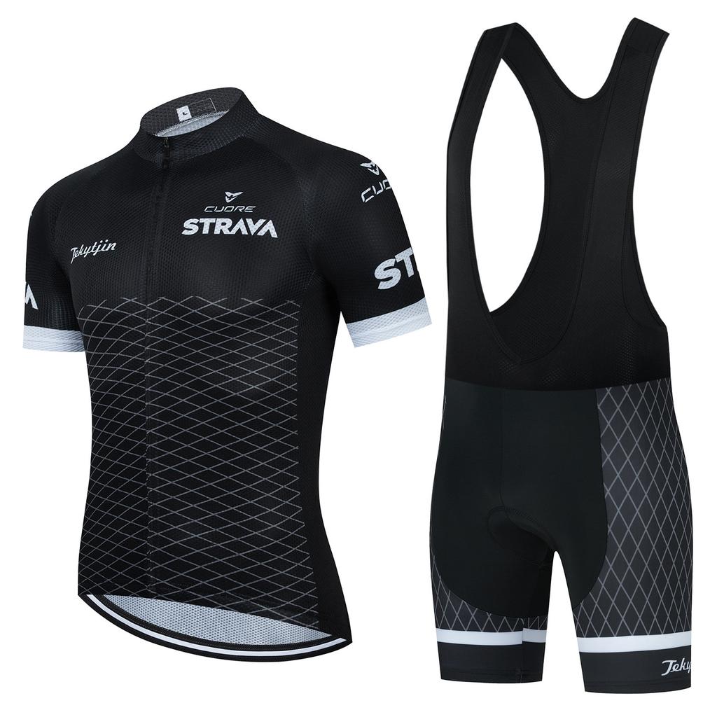 New Cycling Suit, Bicycle Mountain Bike Outdoor Breathable Short-sleeved Shorts 2026 Summer Breathable Cycling Suit Set