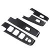 4 Pcs Car Window Control Switch Panel Cover Carbon Fiber Color Power Window Switch Panel Trim Replacement for D Max
