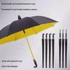 Large Dual-Purpose Golf Umbrella with Built-in Waterproof Cover, Colorful Design, Suitable for All Weather.
