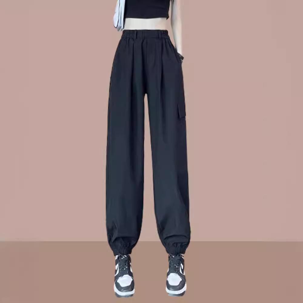 Women's High Waist Cargo Pants Loose Joggers Breathable Quick Dry Trousers For Spring Casual Street Daily Outfits