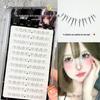 Mengjie Photogenic Claw Thickening False Eyelashes - Beginner Comic Style, Single Cluster Segmented Design.