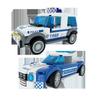 Wanger 2870-90 Carro Esportivo de Corrida Fórmula Série Carro de Polícia Brinquedos Blocos de Montar Montados para Crianças