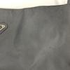 PRADA Tessuto Nylon Handbag Tote Bag Semi One Shoulder Arm Black Triangle Logo Plate Women's White Tag