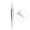 Stainless Steel Curved Comedone Extractor Tweezers for Blackhead and Pimple Removal