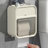 Toilet Paper Holder Multi-functional Wall-mounted Waterproof Punch-free Strong Bearing Capacity Shelf