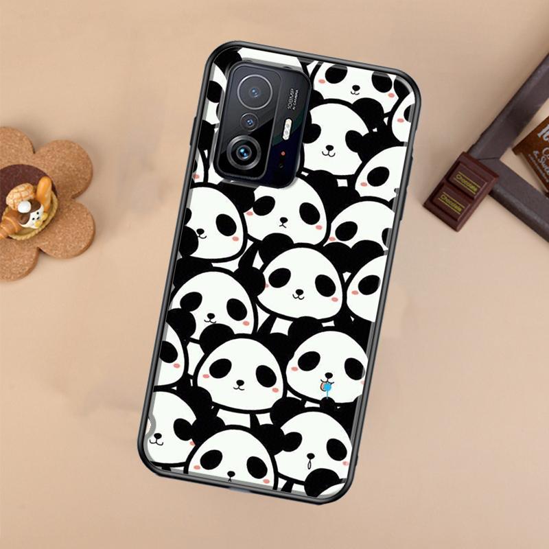 Cute Panda For POCO X5 X4 X3 F5 Pro M4 M5s F3 F4 GT C40 Phone Case For Xiaomi 12T 11T 13 Pro 12 Lite