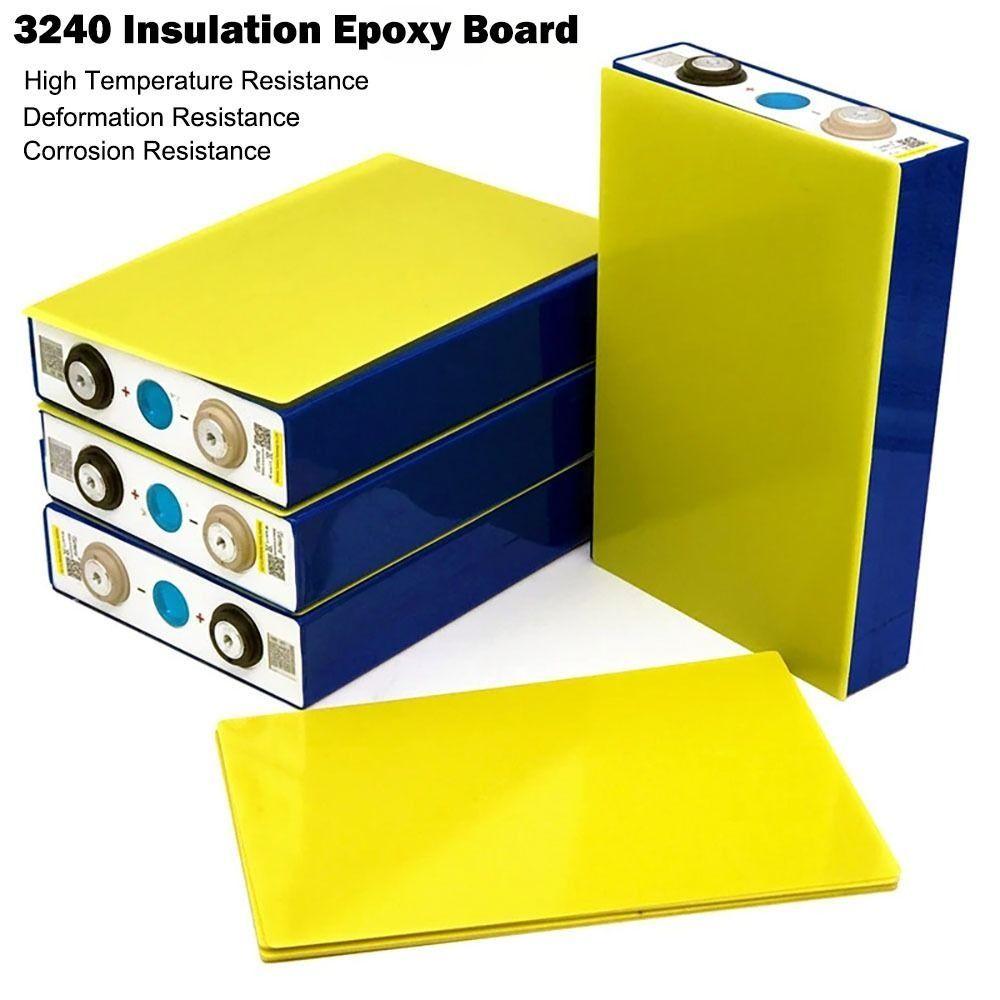 High Temperature Resistant Epoxy Board Yellow Circuit Insulation Board Protection Board  Battery