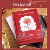 Exquisite Rose Diary: Artistic Japanese Notebook