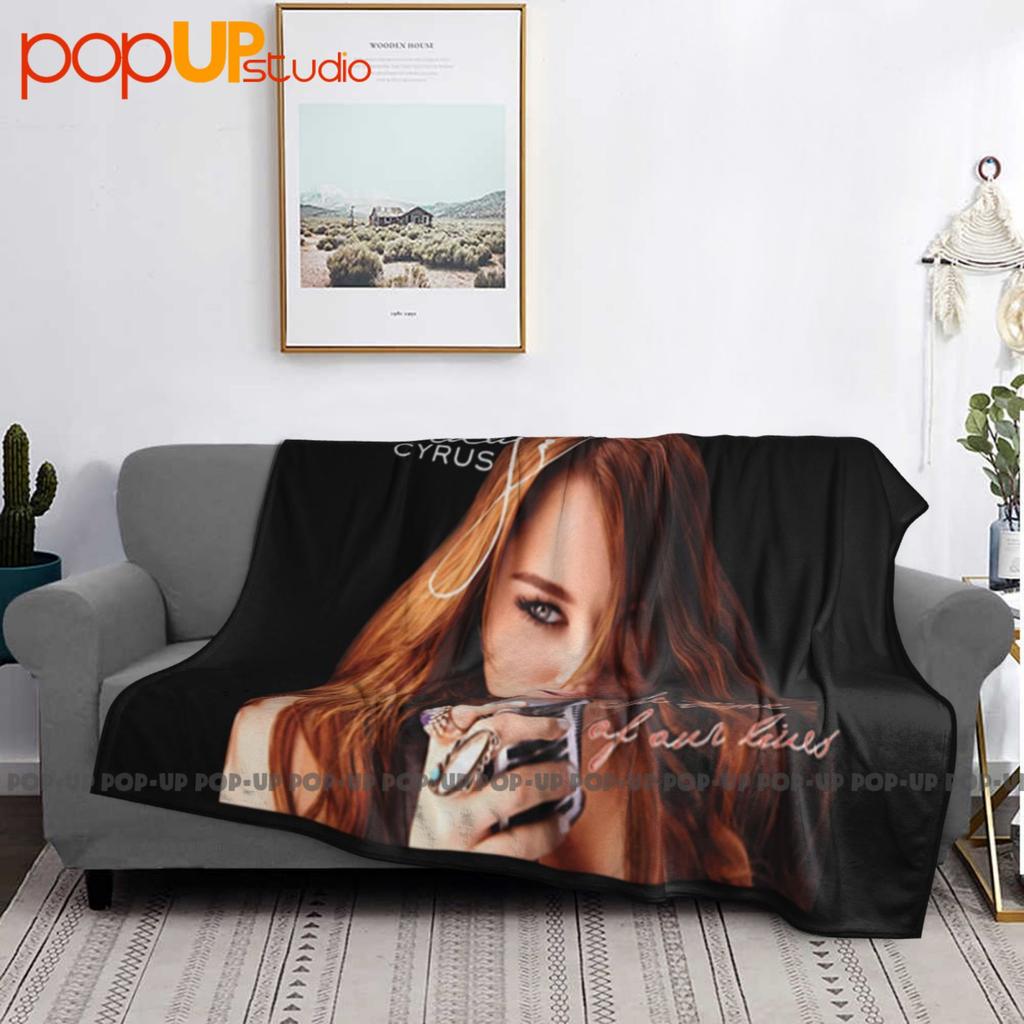 Miley Cyrus Best Album Ultra-Soft Blanket Quilt Winter Sofa Cover Bed Covers