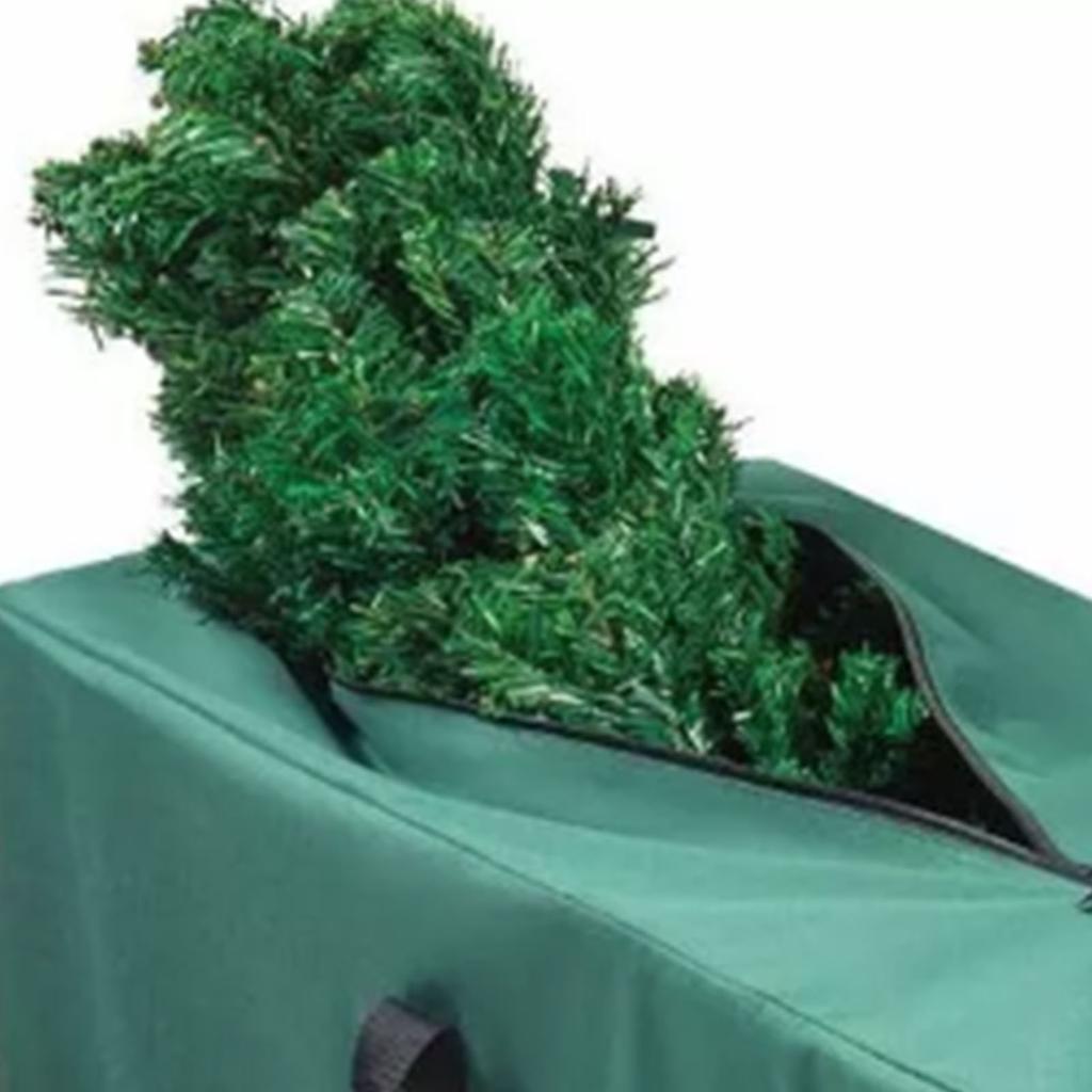 Xmas Tree Storage Bag 600D Oxford Fabric Rectangular Large Capacity Xmas Tree Storage Container for Clothes Quilt