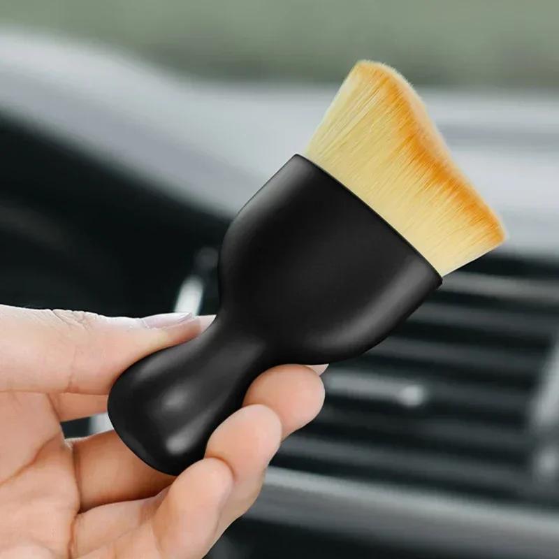 Car AC Cleaning Brush Set – Crevice Tools for Air Vents & Dashboard Dust Removal (Auto Interior Cleaning Accessories)