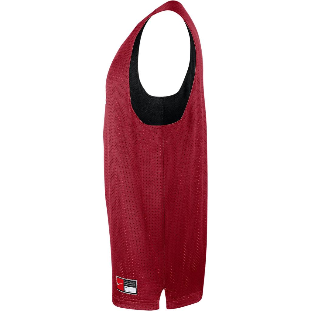 Nike Mesh Practice NBA Miami Heat Team Logo Reversible Breathable Comfortable Basketball Jersey Men jersey Red Black White FZ7767-608