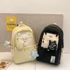 Schoolbag Japanese girls schoolbag Junior high school students Korean version large capacity backpack College wind backpack High school students