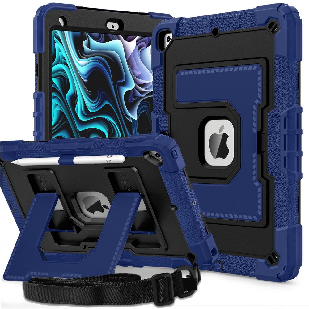 Heavy Duty Stand Case For iPad 10.2 7th 8th 9th 2019 2020 2025 Armor Shockproof Cover With Strap iPad 7th 8th 9th