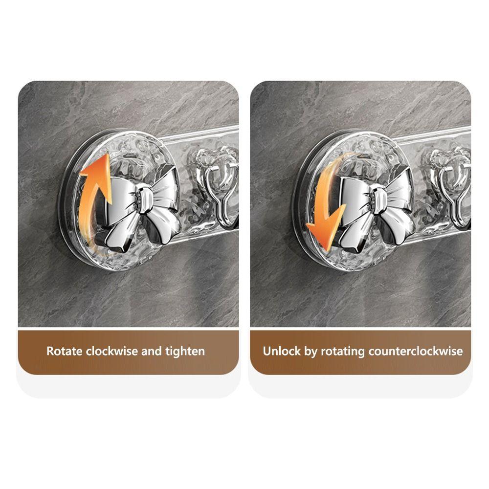 Suction Cup Row Hook Punch-free Strong Load-bearing Storage Rack Gifts Corrugated Hooks