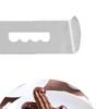 2 Pcs Cookie Press Attachment Stainless Steel with Connection Ring Cookie Maker Attachment Biscuit Mould for Size 5 Meat Grinder