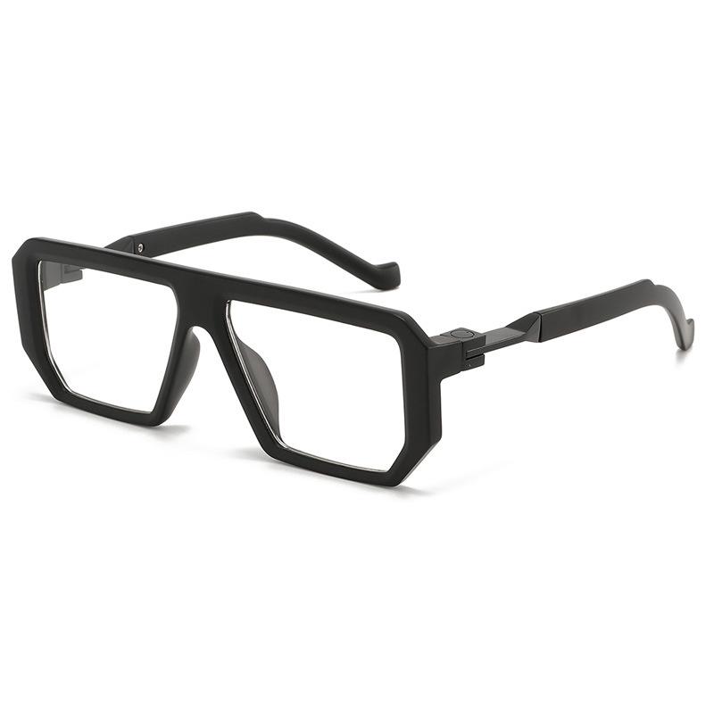 Xiaomi Óculos de Sol Quadrados Y2K para Homens e Mulheres, Haste de Metal Dourado com Decoração, Lentes Piloto Oversized para Festa, Rua, Viagem, Proteção UV400