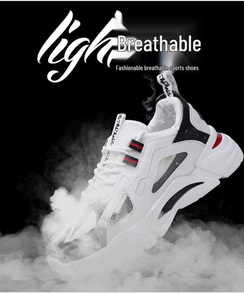 Vielseitige Low-Top Freizeitsneaker für Herren - Bequem, Atmungsaktiv & Modische Dad Shoes