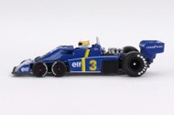 TrueScale Miniatures MINI GT Tyrrell P34 Swedish GP 1976 Winning Car Jody Scheckter 1/64 #3 (Finished Model)