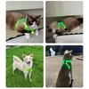 Hundeweste Verstellbares Trainingsgeschirr mit LED-Licht Ausbruchsicher Starkes strapazierfähiges Geschirr Weicher Griff