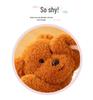 Sait Dudu Puppy Pose Plush Toy - Healing Teddy Dog Doll Gift Pillow for Girls