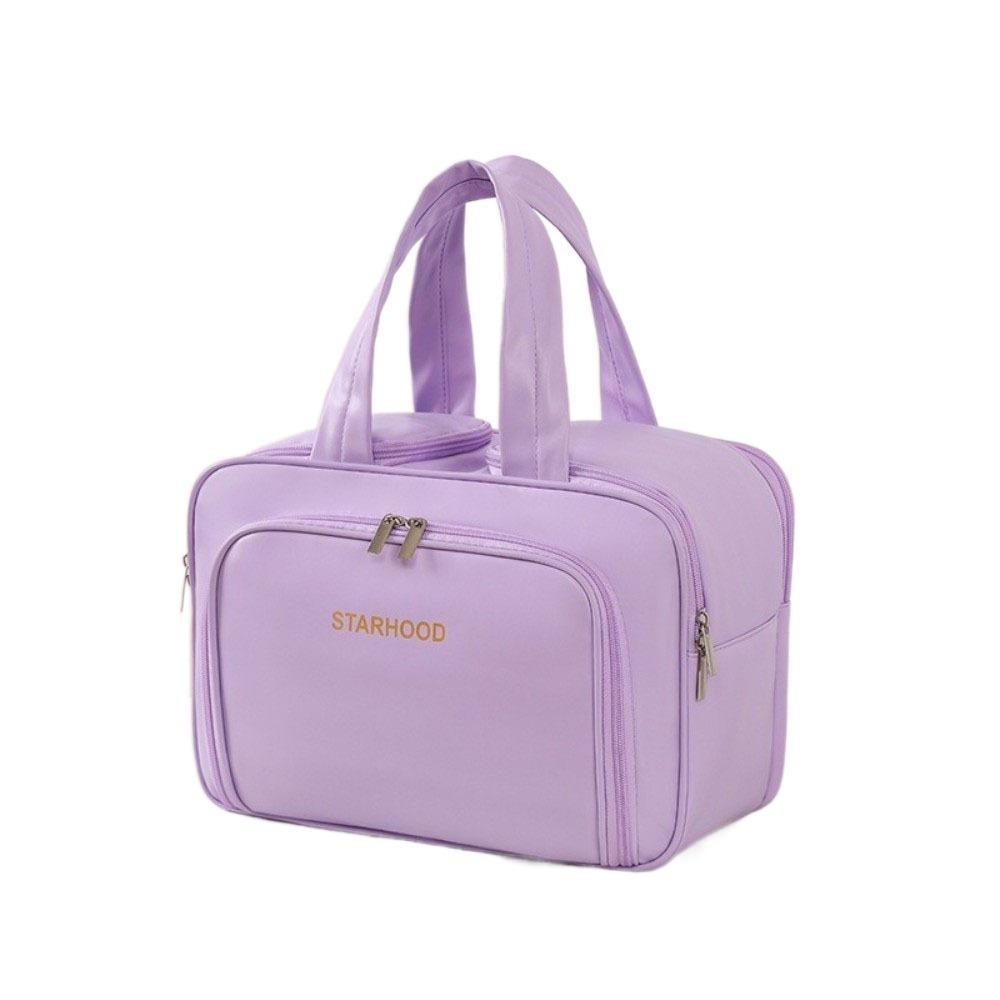 Lightweight Makeup Organizer Large Capacity Cosmetic Container Travel Toiletry Bag Business Trips