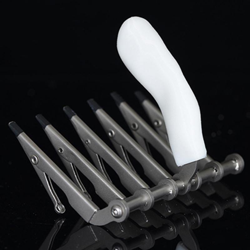 Zubní keramik Šestizubé klipy pro glazování porcelánu Pomocný nástroj Zubní technik Laboratoř