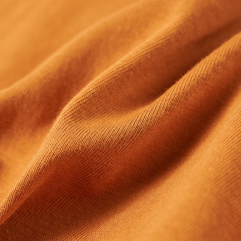 Children's Long-Sleeved T-Shirt, Dark Ochre, 104