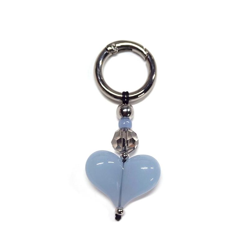Elegant Heart/Mushroom/Bowknot/Cherry Pendant Beaded Keychain With Alloy Charm Accessories For Bags Keys And Gifts
