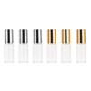 3/6/9ml Empty Glass Perfume Bottle Stainless Steel Roller Ball DIY Portable Travel Essential Bottle