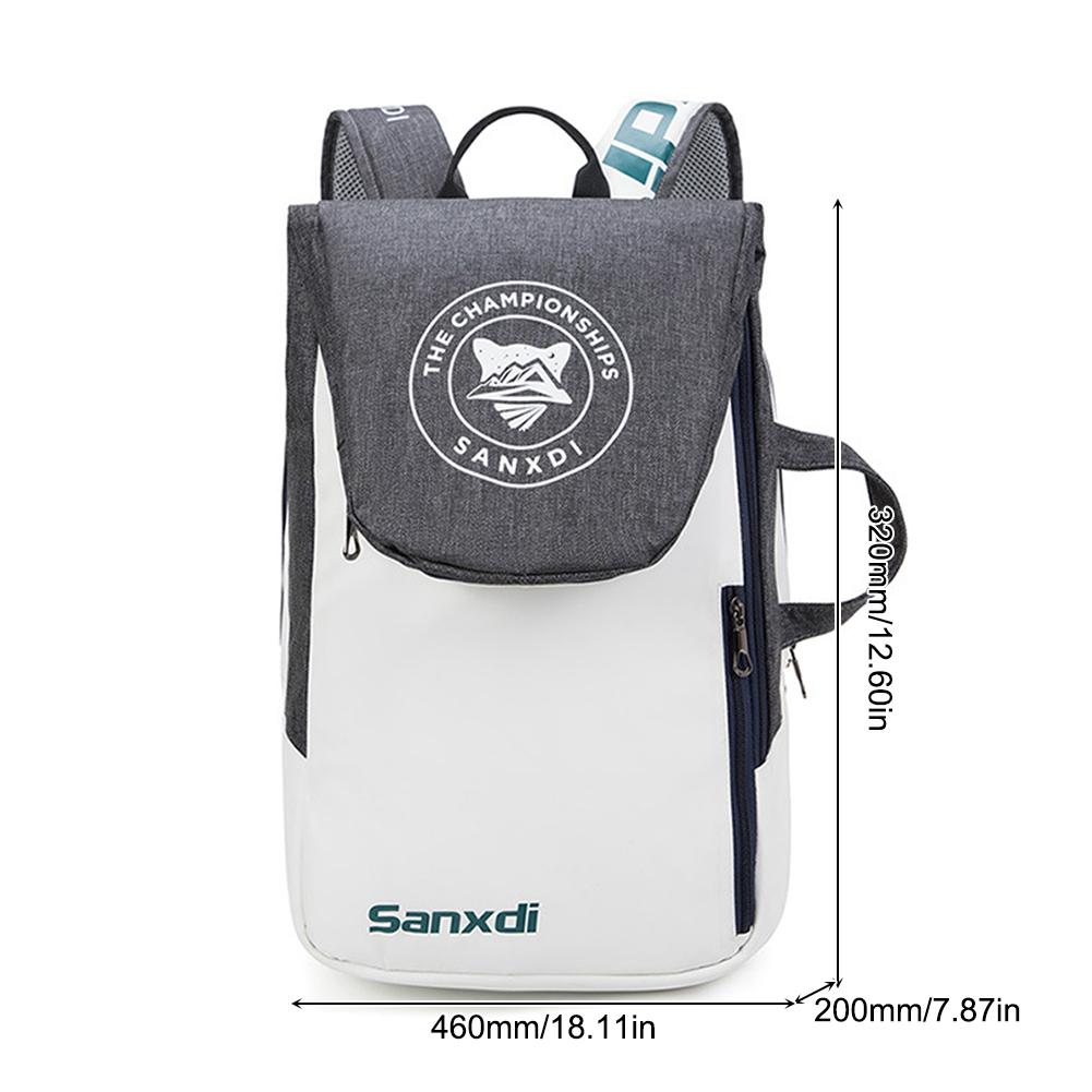 Squash Racquet Pouch Water Repellent Tennis Backpack Athletic Tennis Padel Squash Badminton Rackets Pouch Spacious Raquete Pouchs