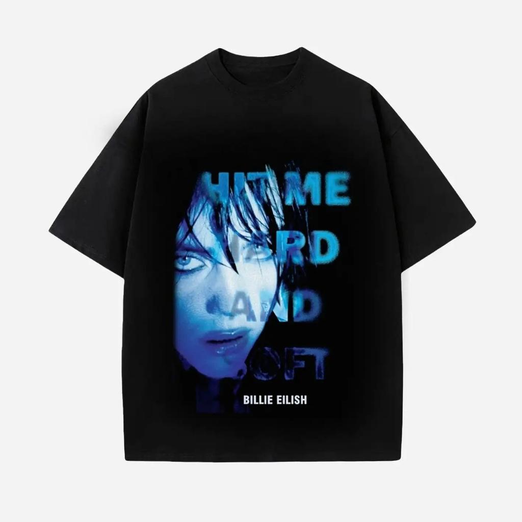 New 2026 Summer Fashion Merchandise of Singer BILLIE EILISH Unisexs Clothing and Womens American High Street HipHop TShirts