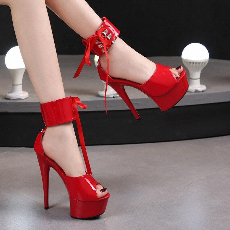 Подиумная модельная обувь на шпильке — фото 4