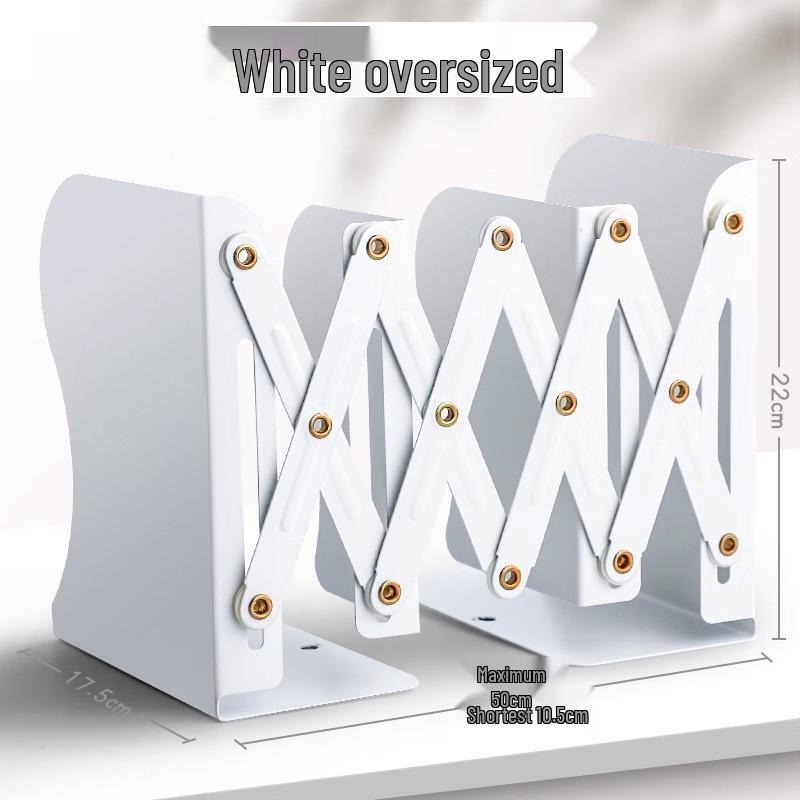 Zásuvný stolní regál na knihy s držákem na tužky a děličem knih pro studenty