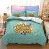 Cartoon Duvet Cover Kids Comforter Bedding Set Cute Bed Linens 2/3pcs King Size Children Gift Bed Set Pillowcase Home Textile