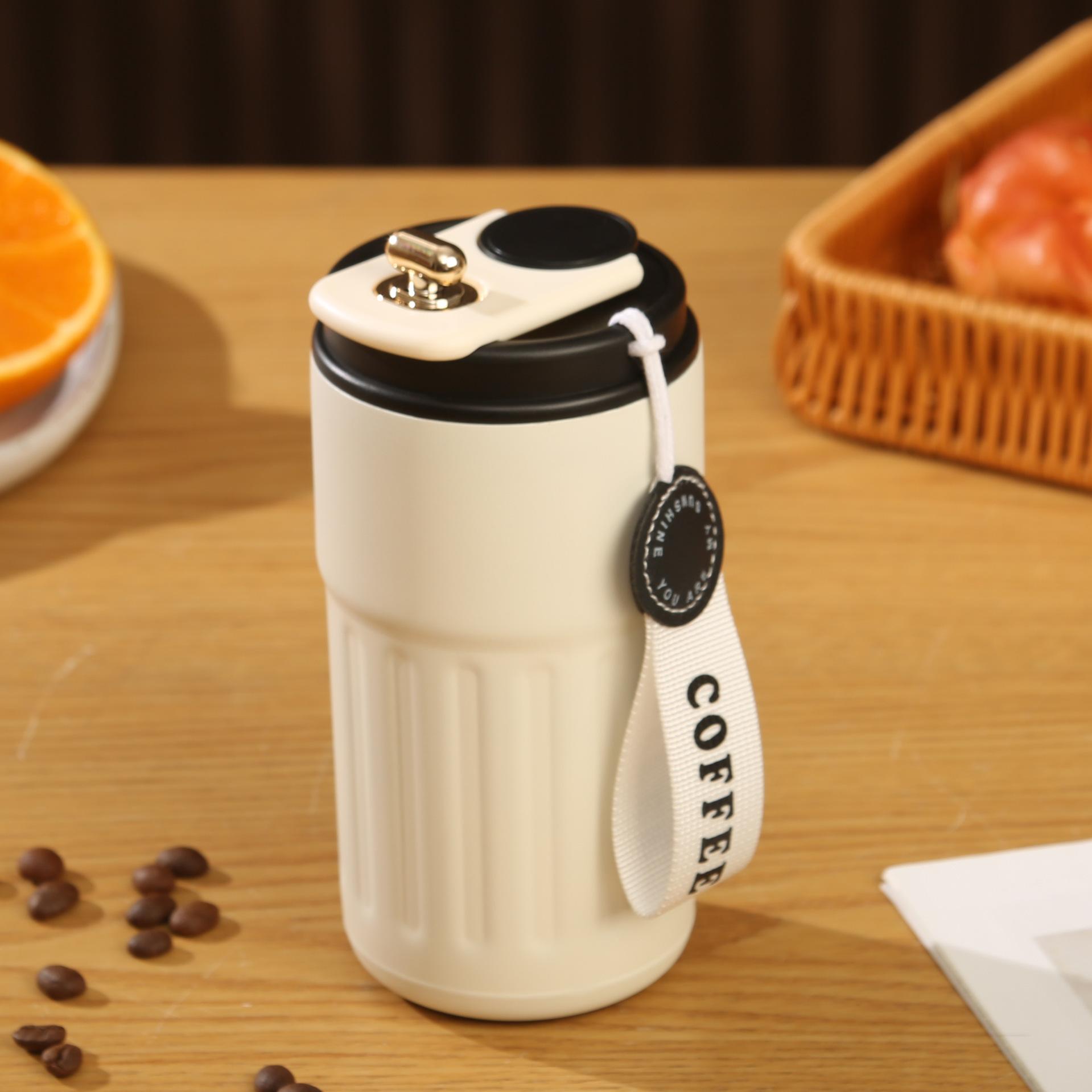 

Popular 316 stainless steel coffee thermos cup, high-value accompanying coffee cup, high-end event gift water cup 260ML-450ML [can print LOGO]