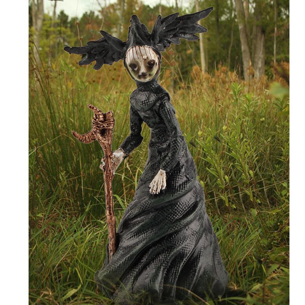Witch Resin Home Garden Craft Ornament Decor