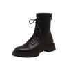 Martin boots women's new autumn and winter short boots flat-bottomed thick-soled British style women's boots elastic boots thin boots