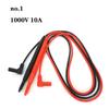 Digital 1000V 2A 10A 20A Thin Tip Multimeter Multi Meter Test Lead Cord Probe Wire Pen Cable Tester 4mm Banana End Tools
