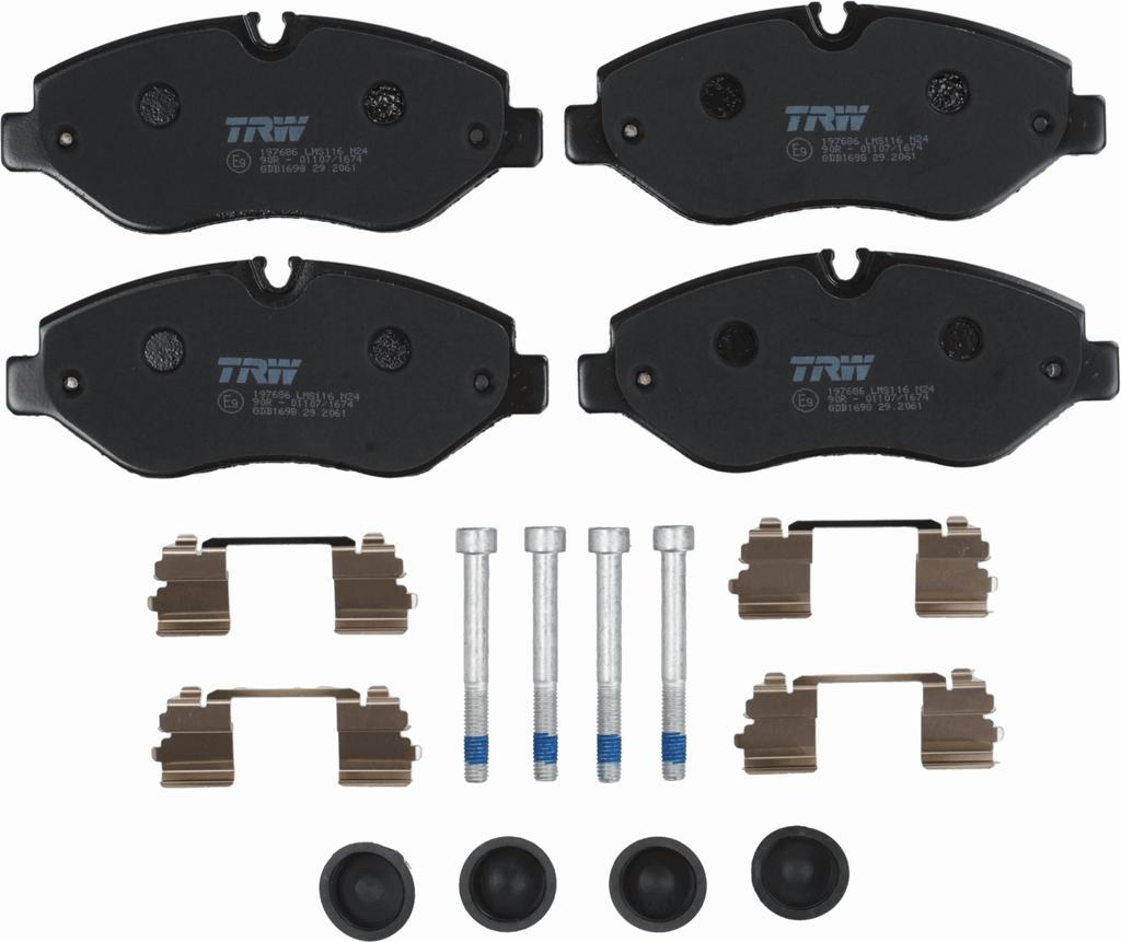 Trw Gdb1698 Trw Ham Pads Front