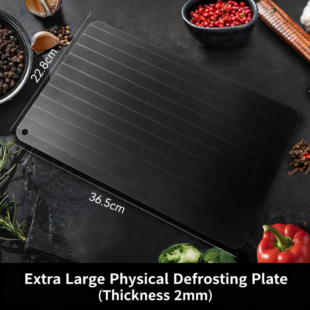 1pcs Aluminum Alloy Rapid Defrosting Tray Quick Thawing Cold Steak Fish Fruit Meat Food Defrosting Board Household Kitchen Tools