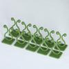 10PCS Wall Plant Clips for Climbing Plants Plastic Self Adhesive Green Vine Plant Support Clips for