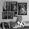 Lion Motivational Posters and Prints Inspirational Positive Quotes Animal Wall Art HD Pictures Canvas Painting Office Home Decor