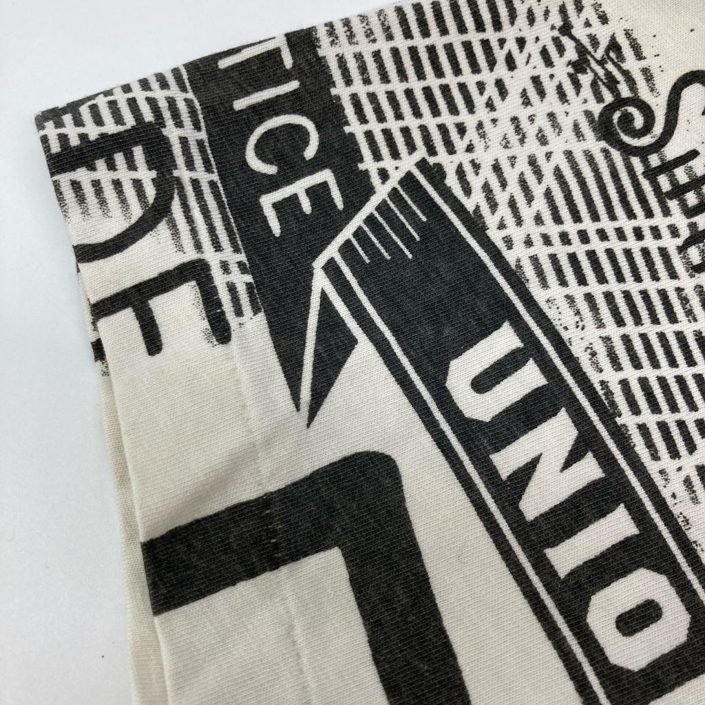 RRL White Two Cowboy Print T-Shirt tops S whiteUsed