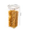 White Cover Multi-grain and Mixed-nut Dry Fruit Snack Sealed Container Plastic Storage Container Insect-proof Storage Box