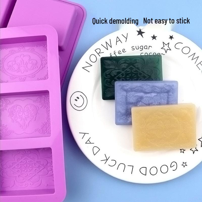 Handmade Silicone Square Soap & Cake Mold – High-Temp Resistant, Easy Release