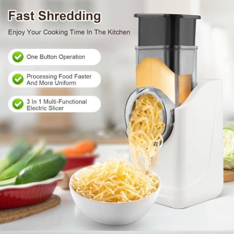Multifunction Electric Vegetable Slicer With Automatic Cutting For Home Kitchen Use